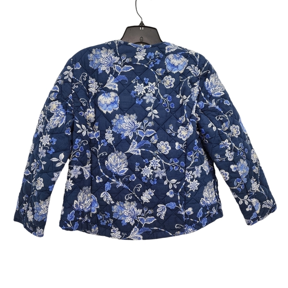 Talbots Women's Jacobean Quilted Jacket  - MP - Picture 6 of 8